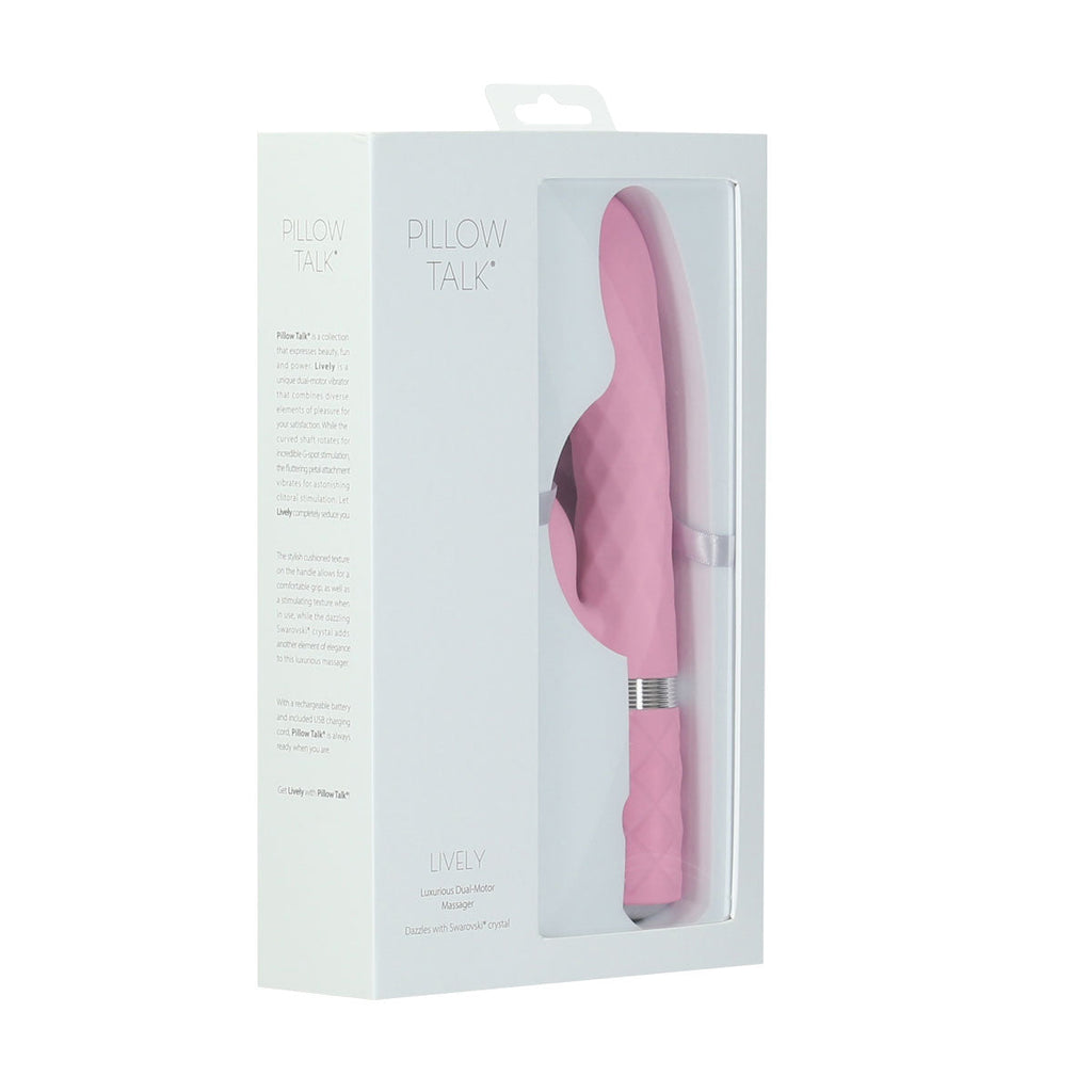 Pillow Talk Lively Rabbit Vibrator - Pink