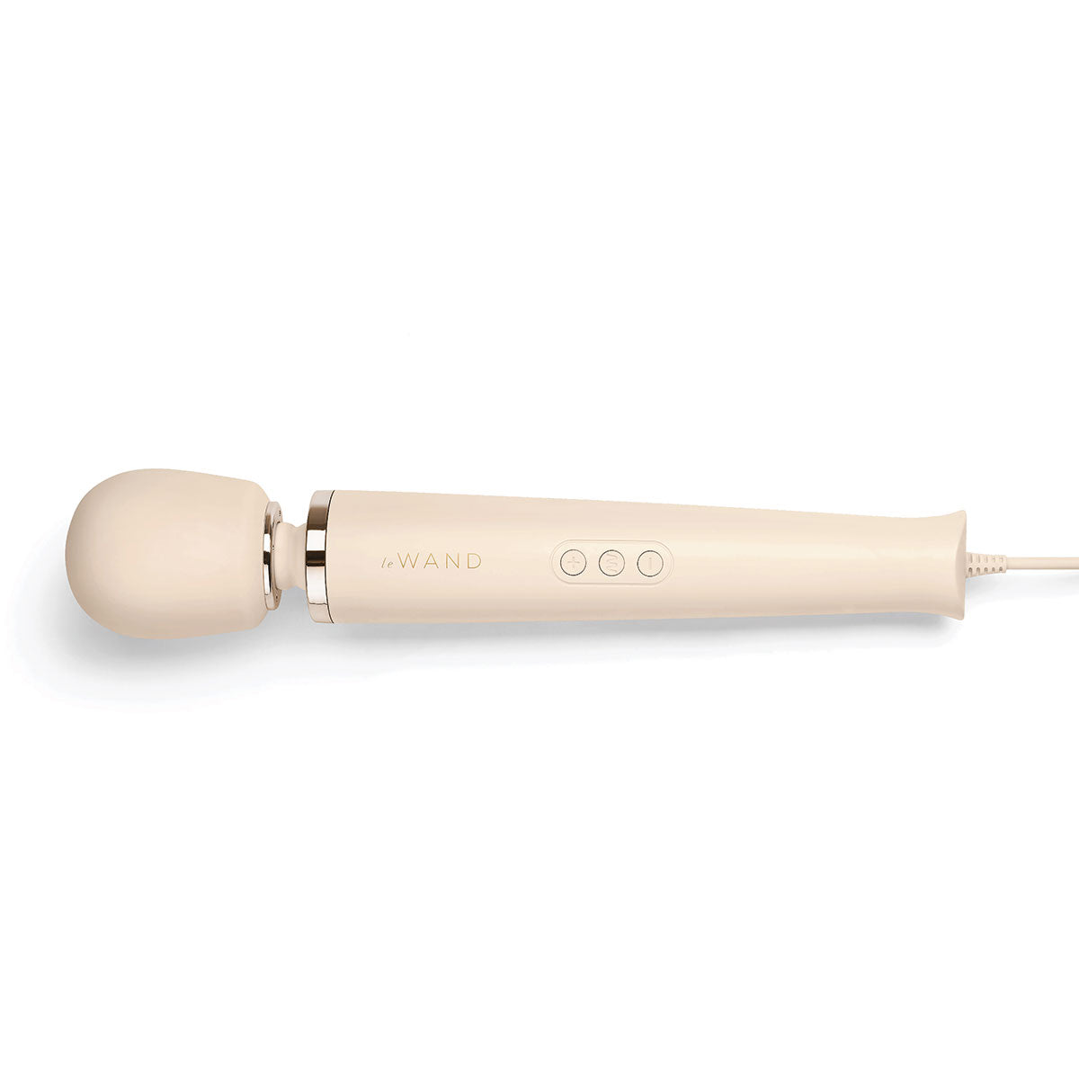 Le Wand Plug-In Vibrating Wand Massager - Cream