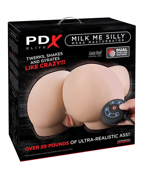 PDX Elite Milk Me Silly Vibrating Masturbator Ivory