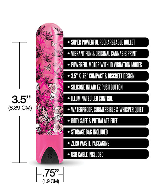 Buzzed 3.5" Rechargeable Bullet - Pink
