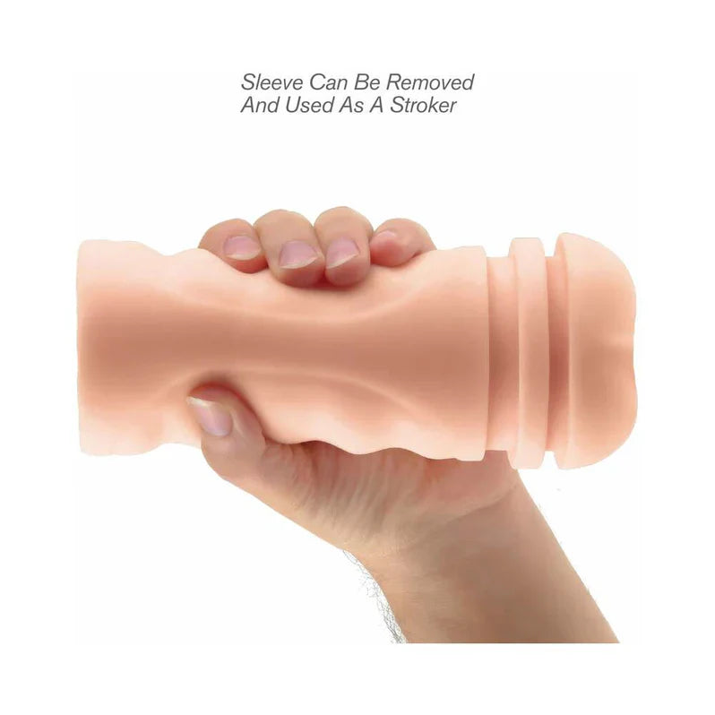 PDX Extreme Mega Grip Vibrating Pussy Stroker