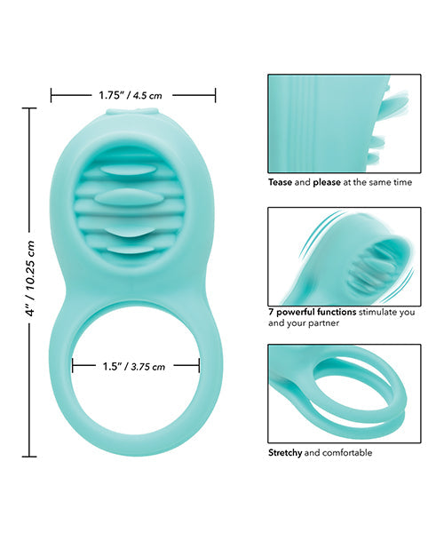 French Kiss Couple's Enhancer - Teal