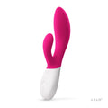LELO Ina Wave 2 Rabbit Vibrator - Cerise