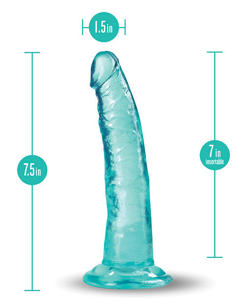 B Yours Plus 7.5" Lust n' Thrust Dildo Teal