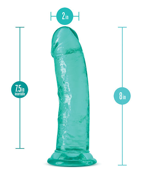 B Yours Plus 8" Roar N Ride Dildo - Teal