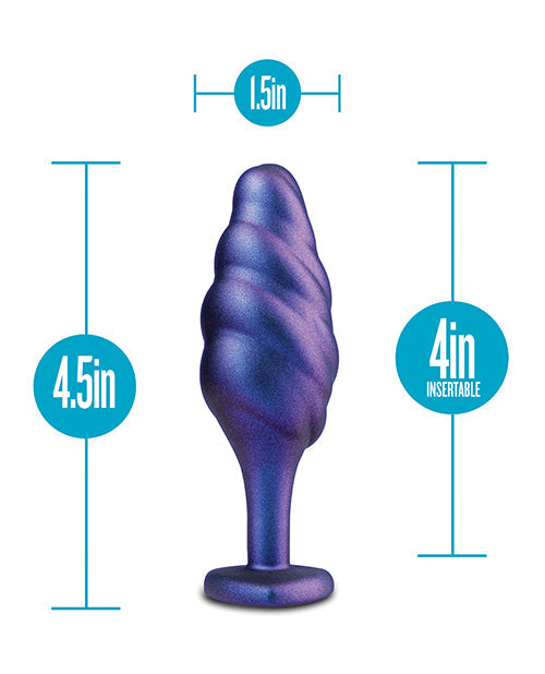 Anal Adventures Matrix Bumped Bling Plug - Sapphire