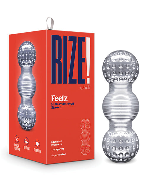 Blush Rize Feelz Multi-Chambered Stroker - Clear