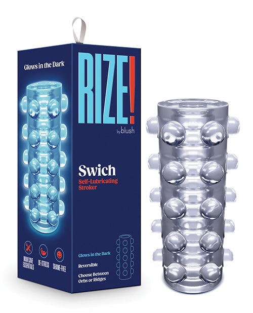 Blush Rize Swich Self-Lubricating Stroker - Clear