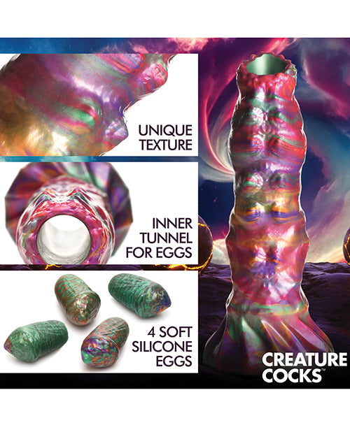 Creature Cocks Larva Ovipositor Silicone Dildo & Eggs