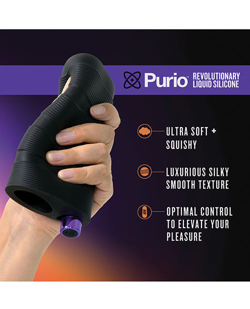 Blush M Elite Platinum Strōk Masturbator - Black