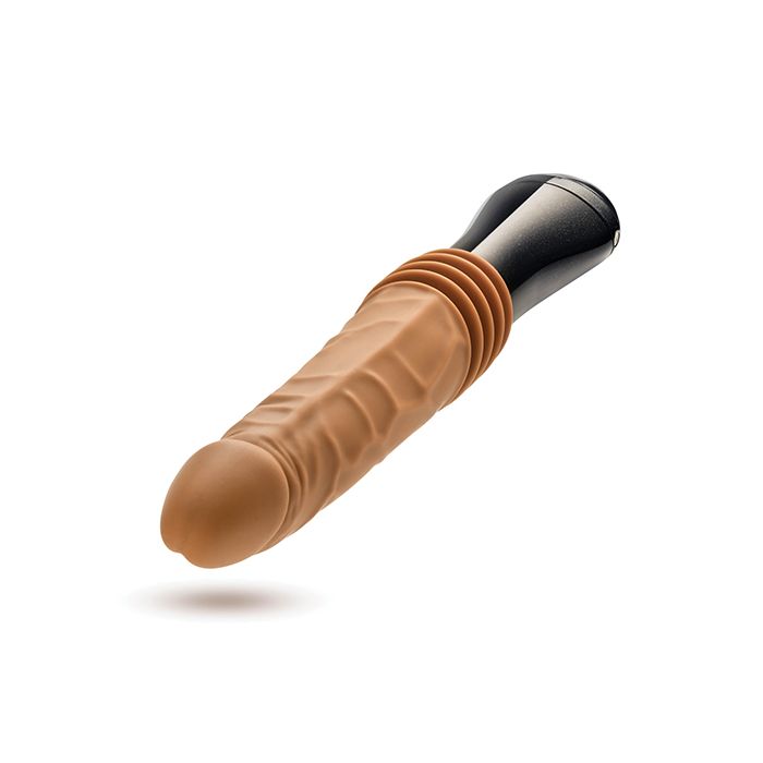 Dr. Arthur 10.5" Thrusting Gyrating Vibrating Dildo - Tan