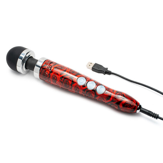 Doxy Die Cast 3 Compact Wand Vibrator - Roses