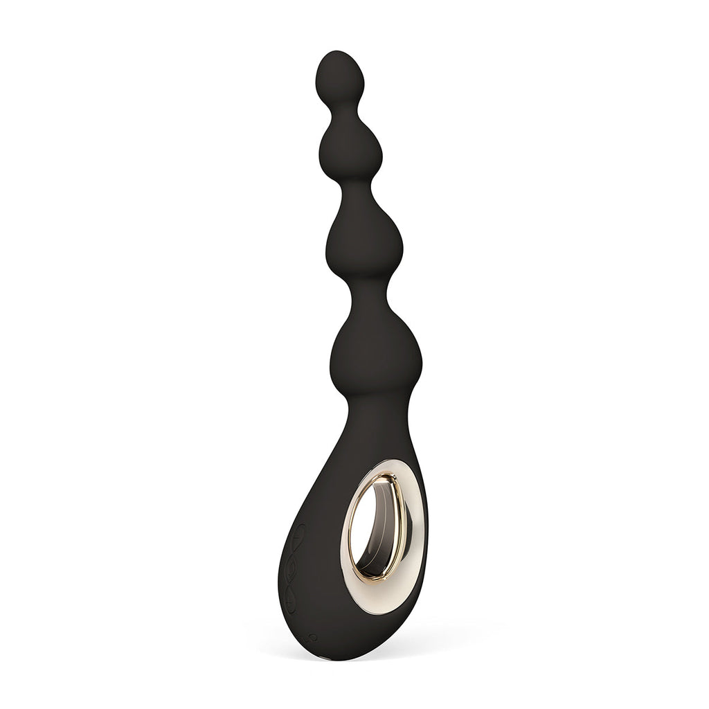 LELO Soraya Vibrating Anal Beads - Black