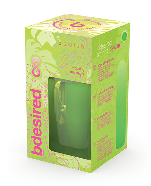 Bdesired Infinite Deluxe Limited Edition Massager - Green
