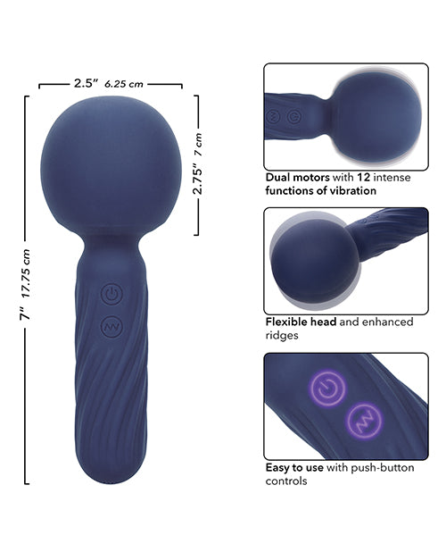Charisma Seduction Wand Massager - Blue