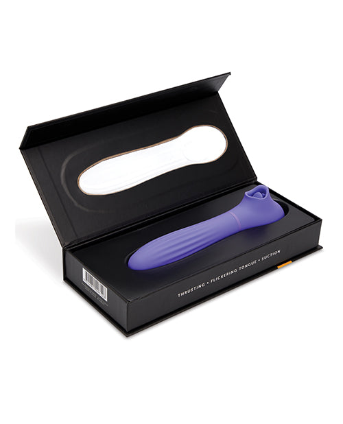 Nu Sensuelle Triple Action Daisy Suction Vibe - Ultra Violet
