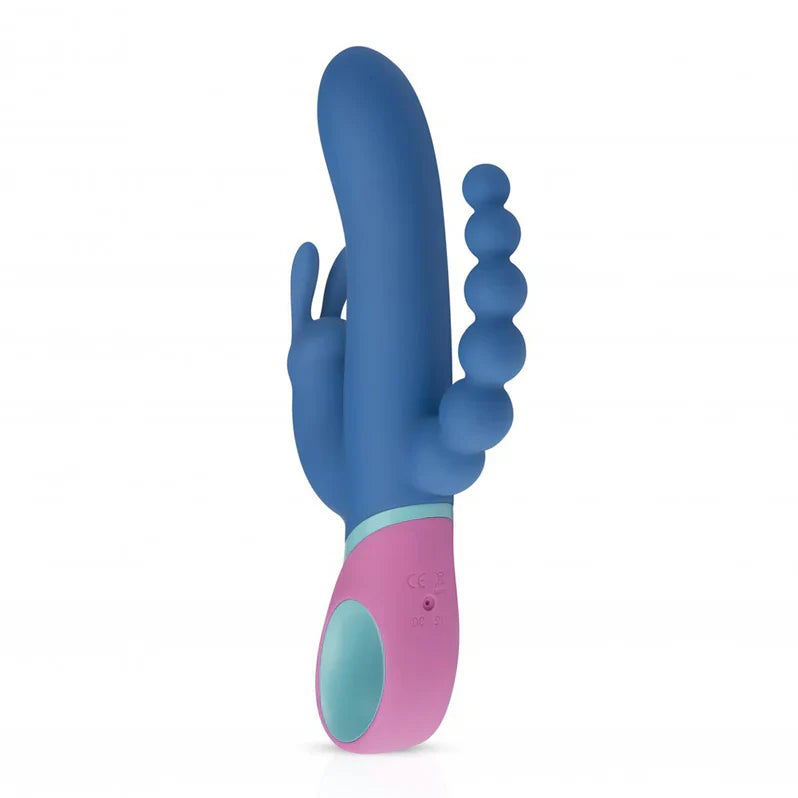 PMV20 Vice Double Penetration Vibrator Blue