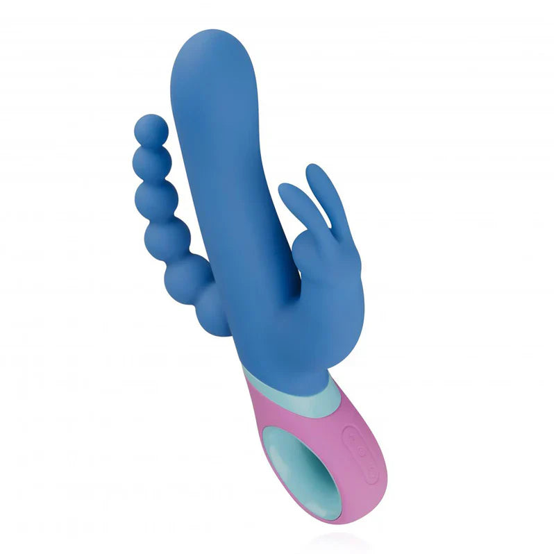 PMV20 Vice Double Penetration Vibrator Blue