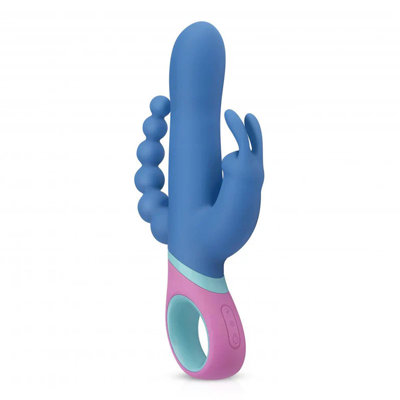 PMV20 Vice Double Penetration Vibrator Blue