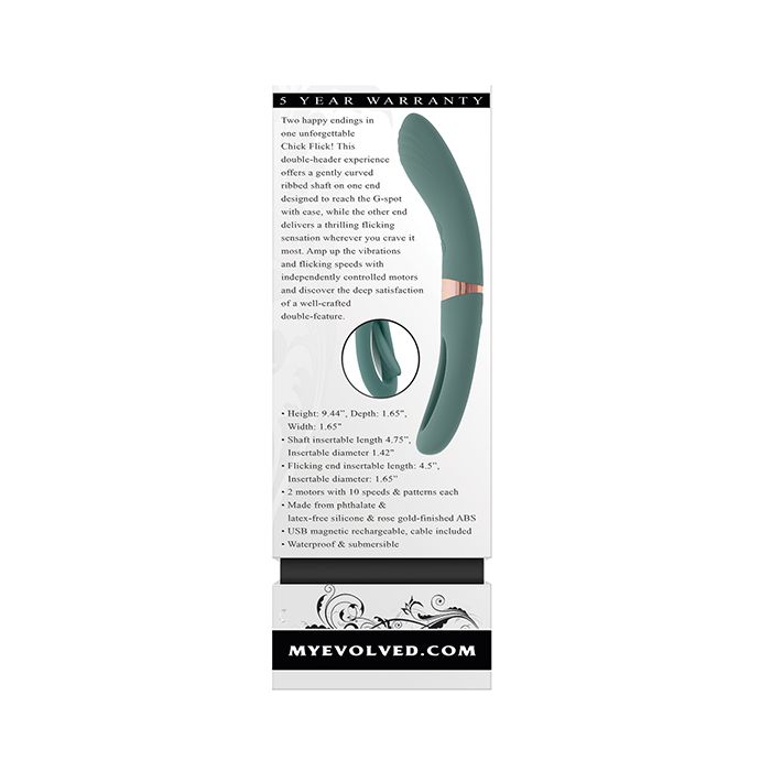 Chick Flick G-Spot Vibrator - Teal