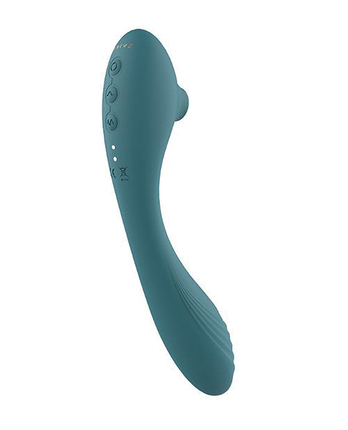 PRIVE Trinite 3 in One Medical Grade Silicone Vibrator Teal