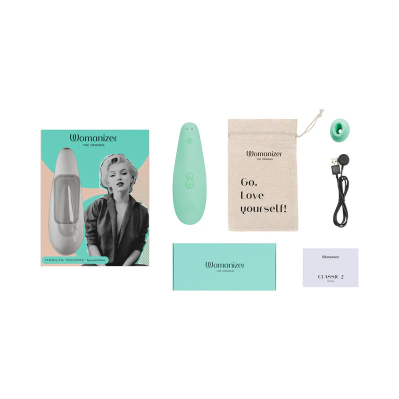 Womanizer x Marilyn Monroe Special Edition Classic 2 Clitoral Stimulator - Mint
