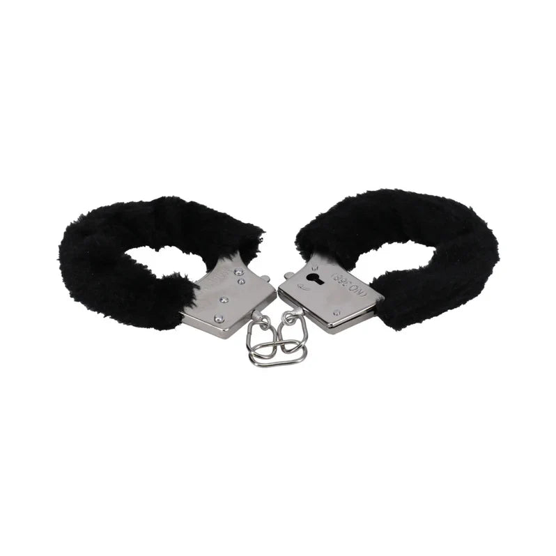 Doc Johnson Furry Handcuffs In A Bag