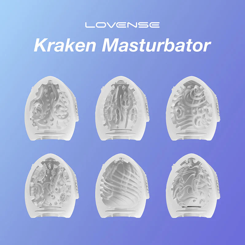 Lovense Kraken Single Egg Masturbator - White
