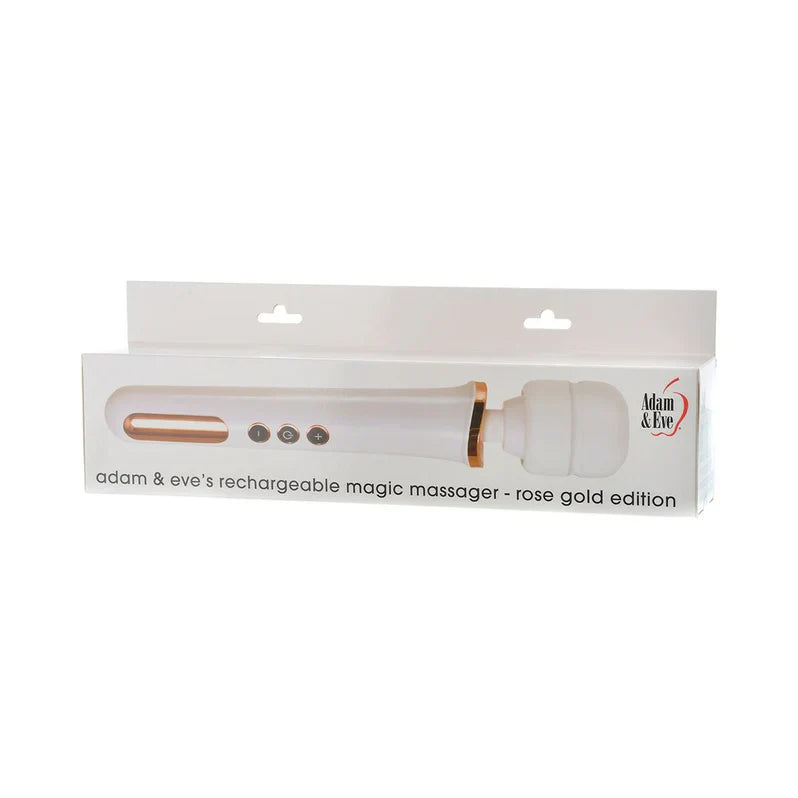 Adam & Eve Magic Massager Rechargeable Rose Gold Edition