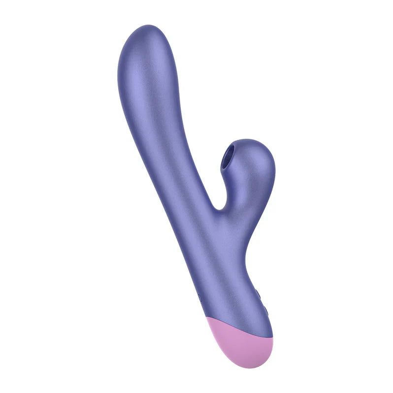 ROMP Pulse Air Pulse Rabbit Vibrator - Purple 3D