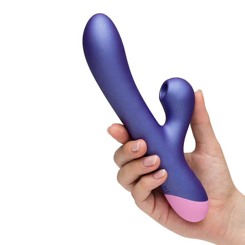 ROMP Pulse Air Pulse Rabbit Vibrator - Purple 3D
