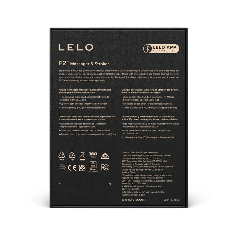 LELO F2S Massager & Male Stroker Red