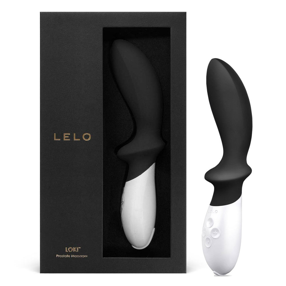 LELO Loki Vibrating Prostate Massager Obsidian Black
