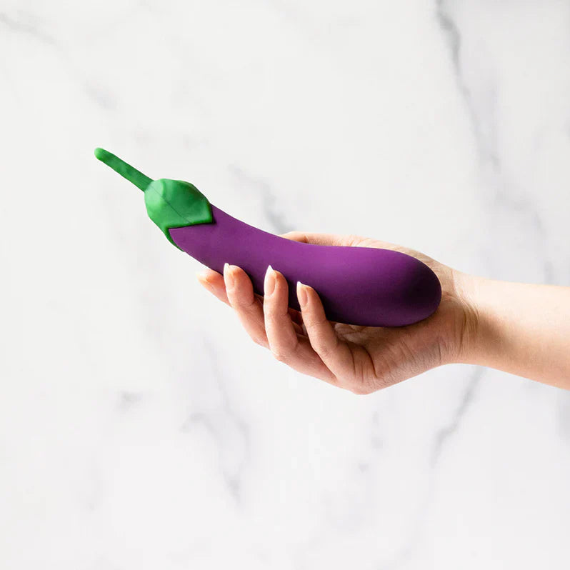 Emojibator XL Eggplant Vibrator