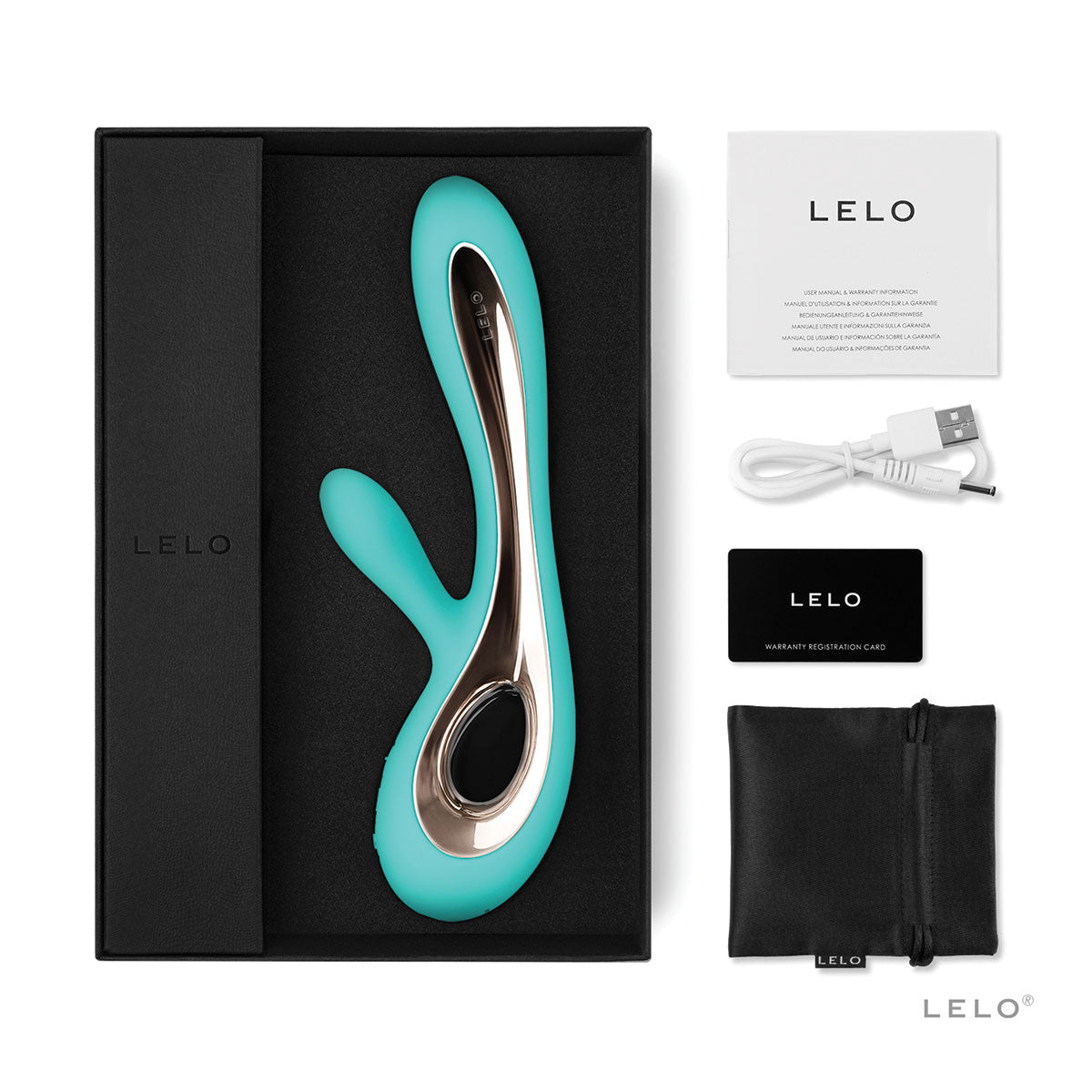 LELO Soraya 2 Rabbit Vibrator - Aqua