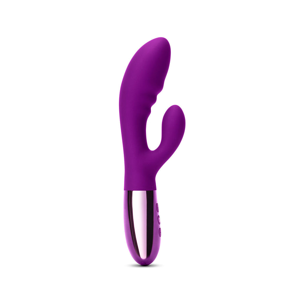Le Wand Blend Rabbit Vibrator - Dark Cherry