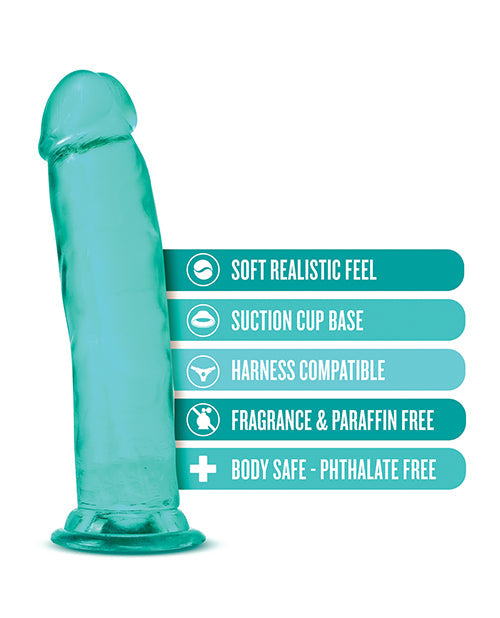 Blush B Yours Plus 9" Thrill n Drill Teal Dildo