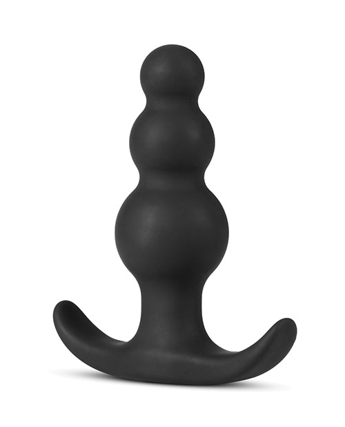Anal Adventures Beaded Plug - Black