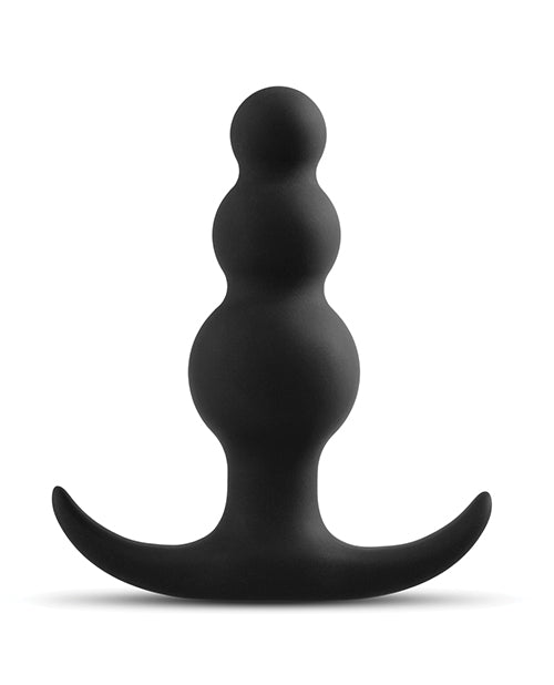 Anal Adventures Beaded Plug - Black