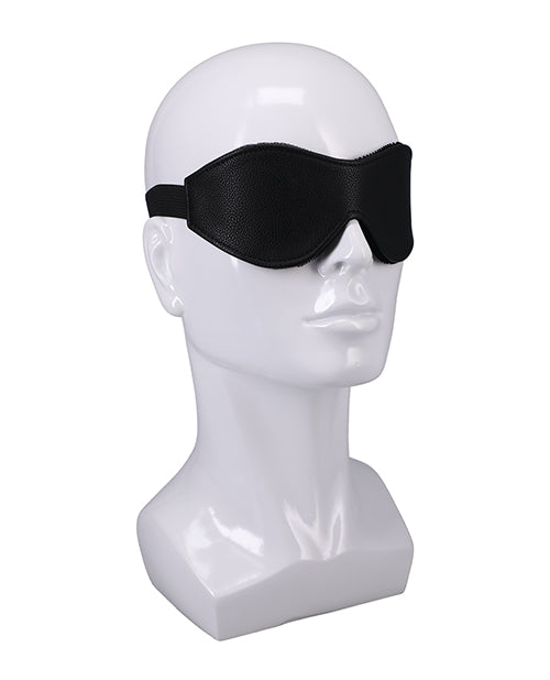 Doc Johnson Faux Leather Blindfold In A Bag