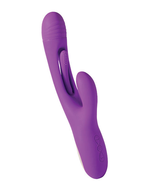 Bora Tapping G-Spot Rabbit Vibrator - Purple