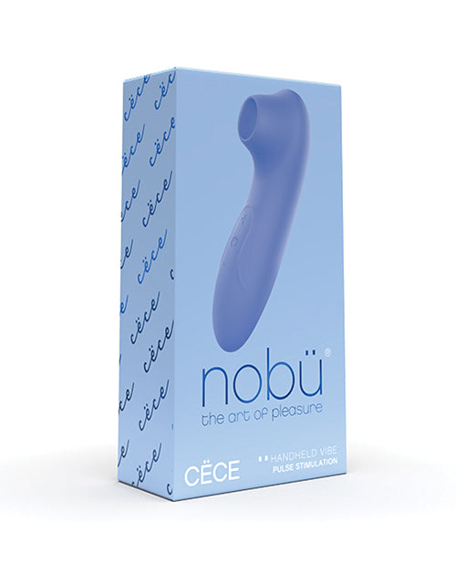Nobu Essentials Cece Pulse Medical Grade Silicone Suction Vibrator Periwinkle Blue