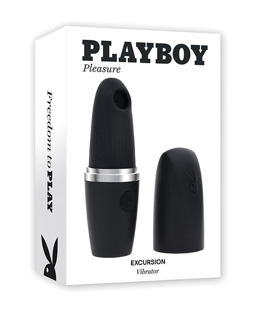 Playboy Pleasure Excursion Clitoral Suction Vibe - Black