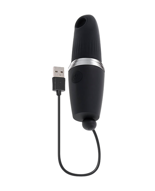 Playboy Pleasure Excursion Clitoral Suction Vibe - Black