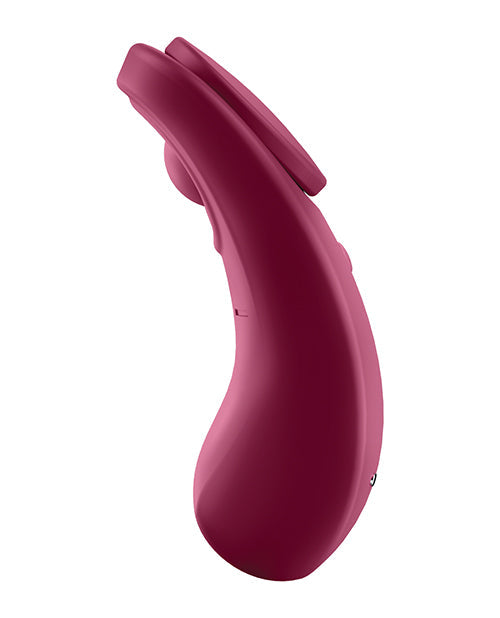 Satisfyer Secret Panty Vibrator - Red Wine