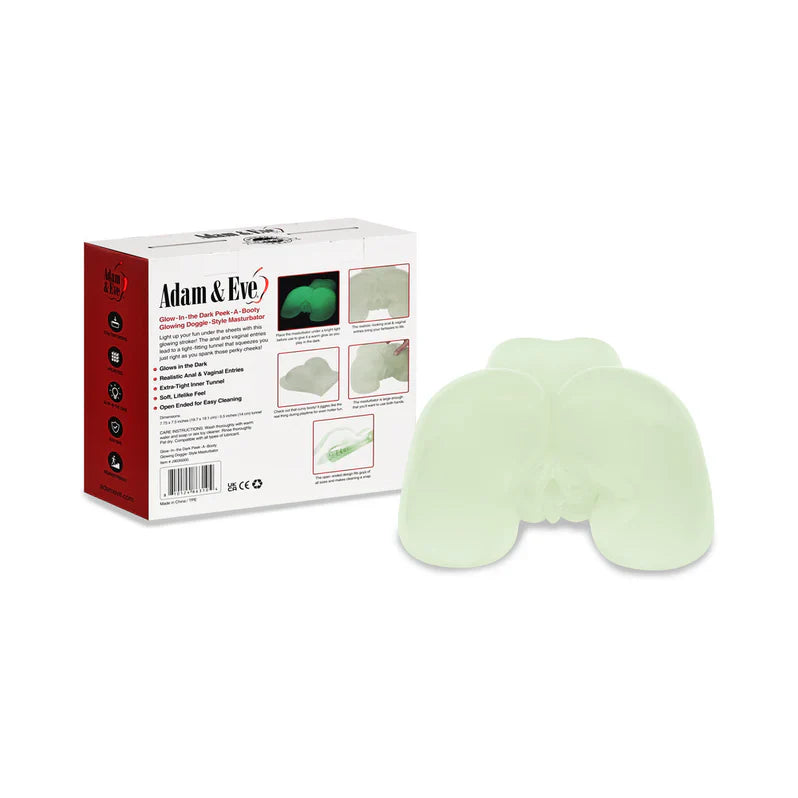Adam & Eve Glow-in-the-Dark Peek-A-Booty Masturbator