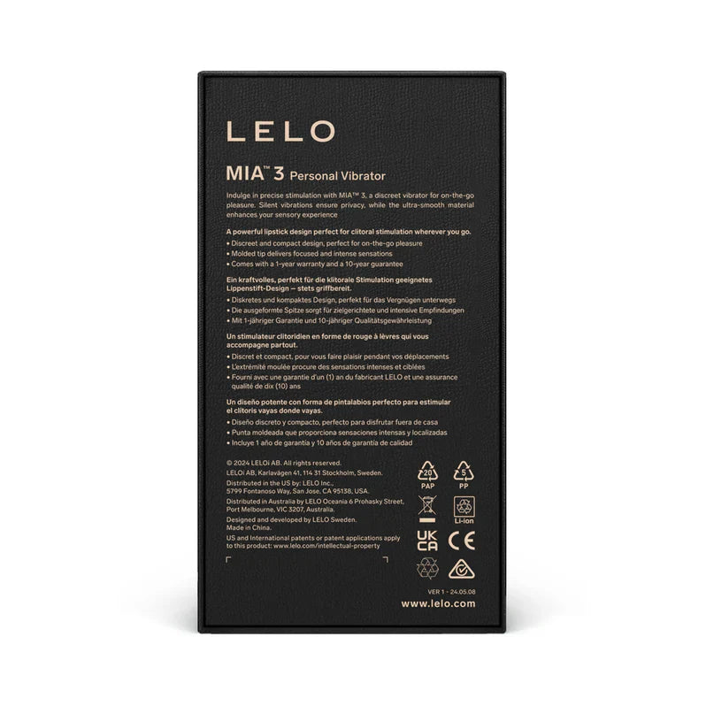 LELO MIA 3 Mini Lipstick Vibe Purple