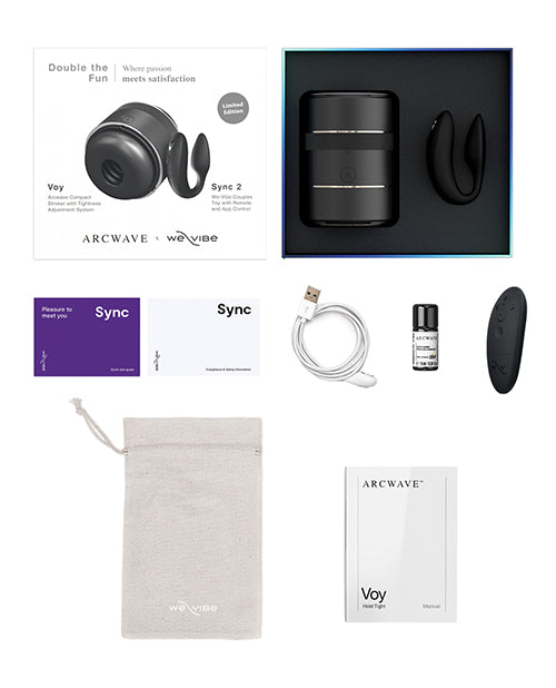 Arcwave Voy + We-Vibe Sync 2 Double the Fun Couples Kit
