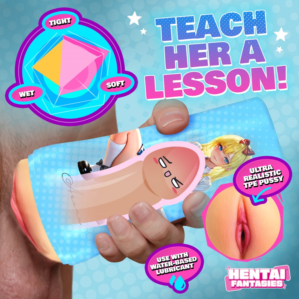 Hentai Fantasies Asuna the School Girl Pussy Masturbator