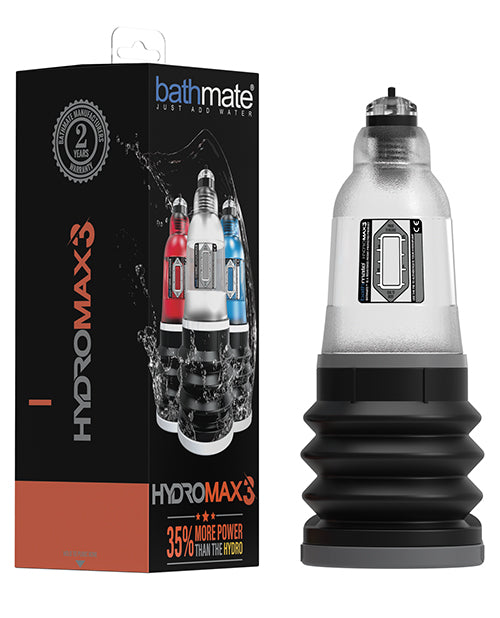 Bathmate Hydromax 3 Penis Pump Clear
